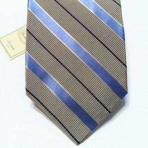 FACONNABLE MENS NEW SILK TIE  WIDTH: 4"  MADE IN FRANCE